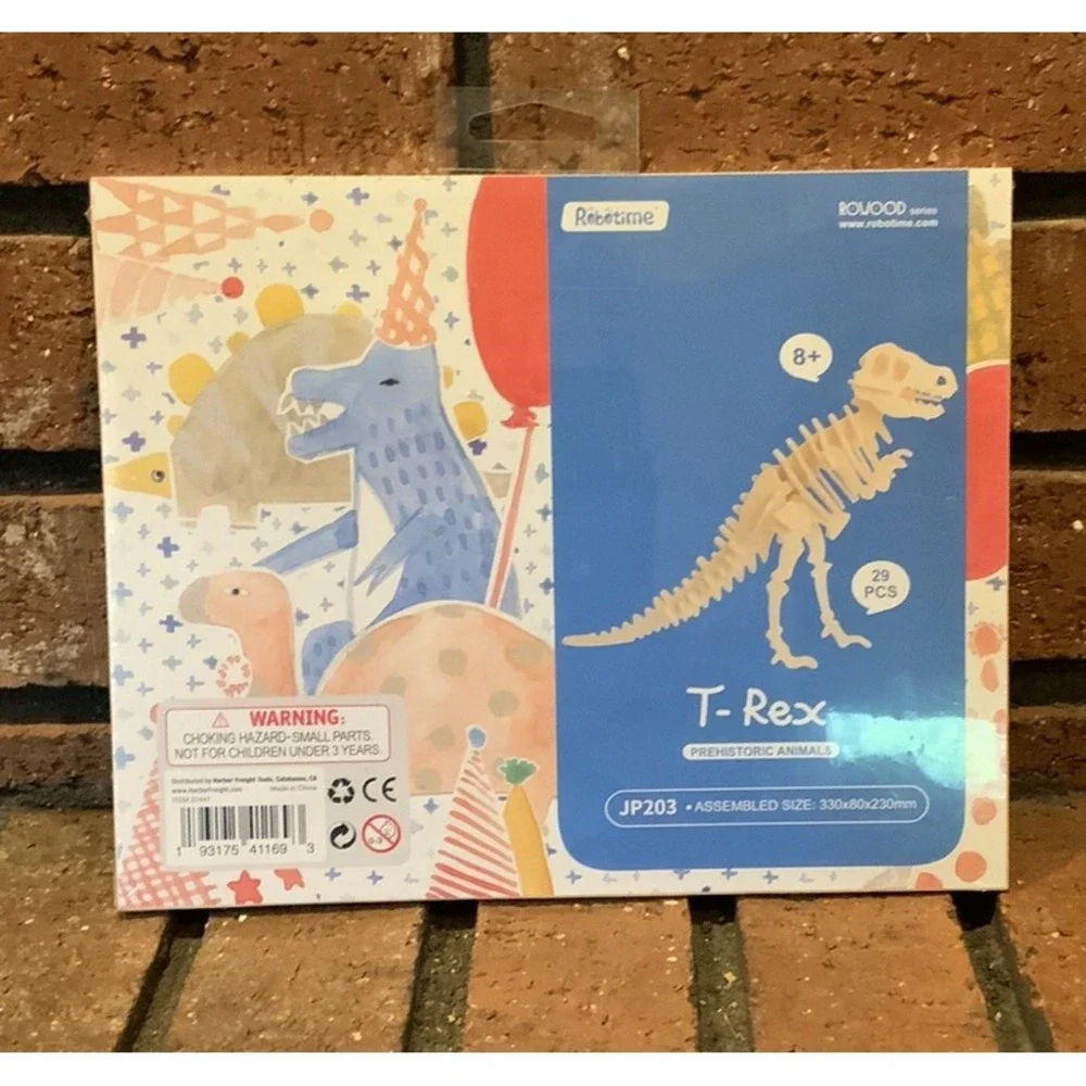 ROBOTIME 3D‎ Wooden Puzzle Triceratops 23 pcs model JP230